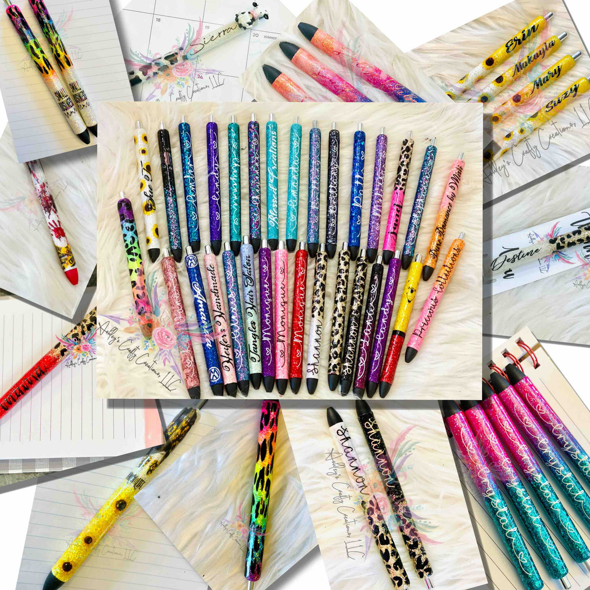 Days of the Week Pens, Weekday Pens, Epoxy Resin Pen, Inkjoy Refillable  Pen, Resin Pen, Epoxy Pen, Custom Pen, Pretty Pen, Glitter Pen