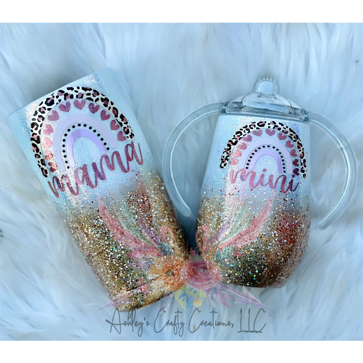 Pink Mama Bear Glitter Tumbler – Vinyl Chaos Design Co.