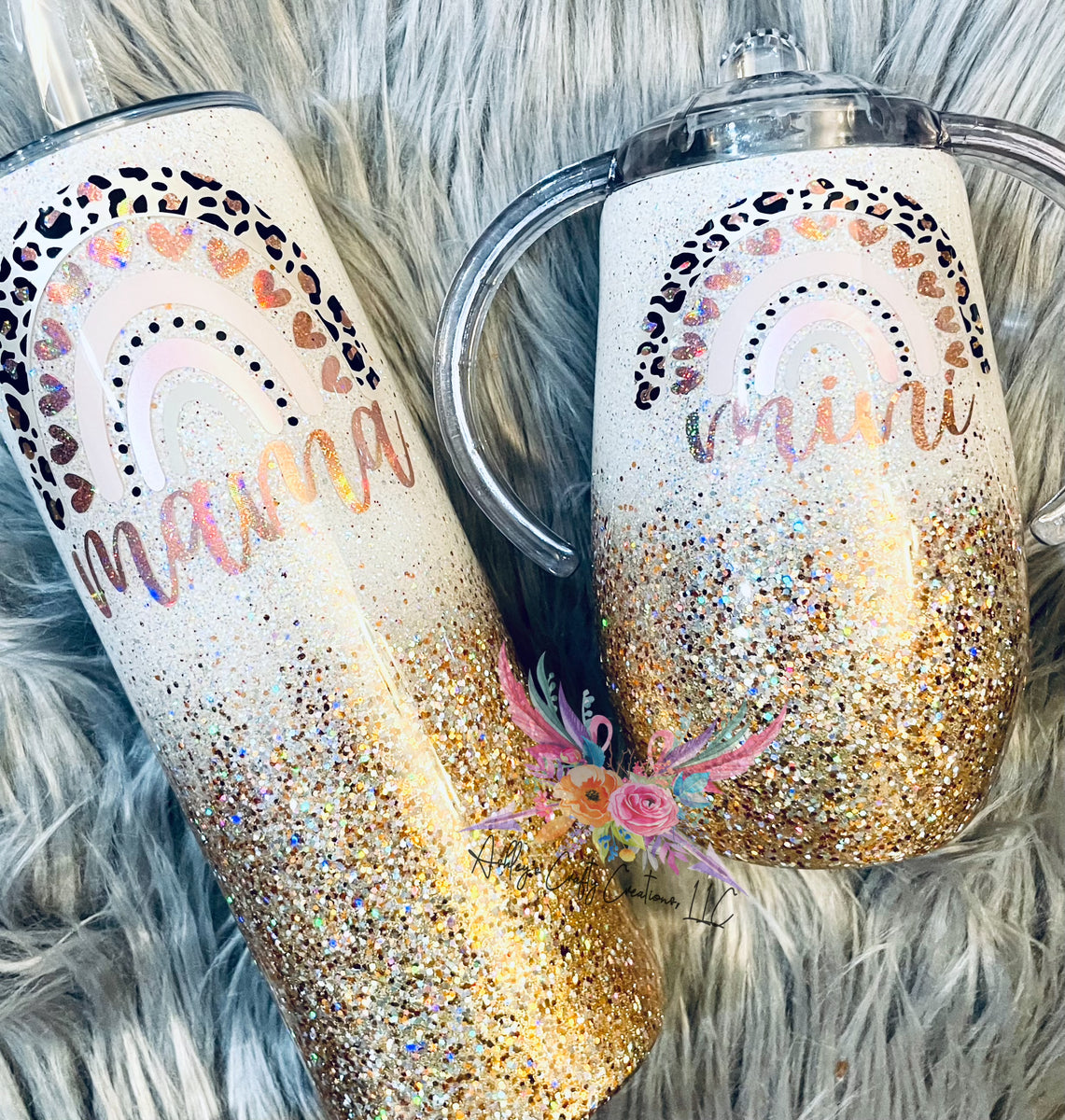 Glitter dipped yeti store cups