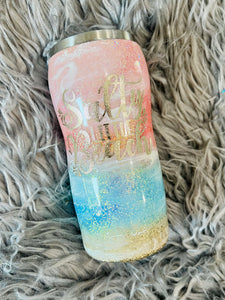 Salty Little Beach Skinny Can Cooler
