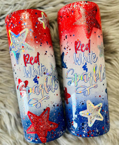 Red, White and Sparkles