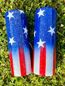 USA Flag Ombré Tumbler