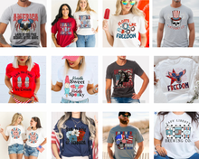 Load image into Gallery viewer, Adult Size Patriotic Shirts
