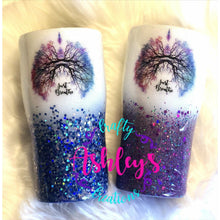 Load image into Gallery viewer, Respiratory Therapist Tumbler, Just Breathe Glitter Tumbler
