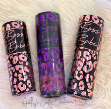 Load image into Gallery viewer, Boss Babe Matte Leopard Tumbler
