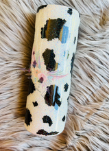 Load image into Gallery viewer, Cow Print Tumbler, Glitter Cow Spot Tumbler
