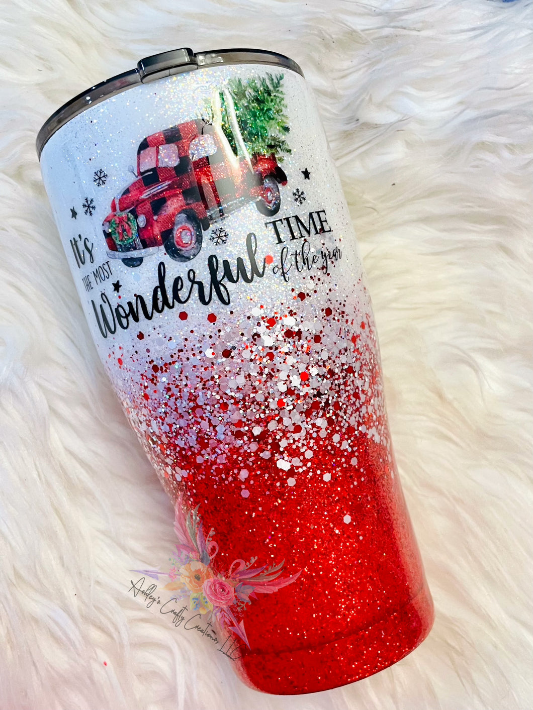 It’s the Most Wonderful Time of The Year Christmas Truck Tumbler