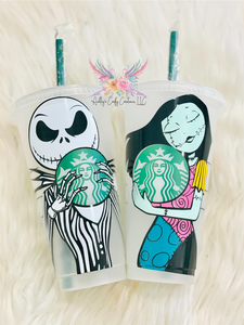 Bone Daddy and Doll Cold Cups