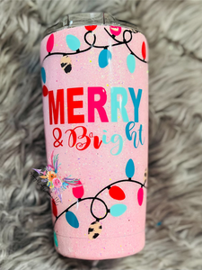 Merry and Bright Tumbler