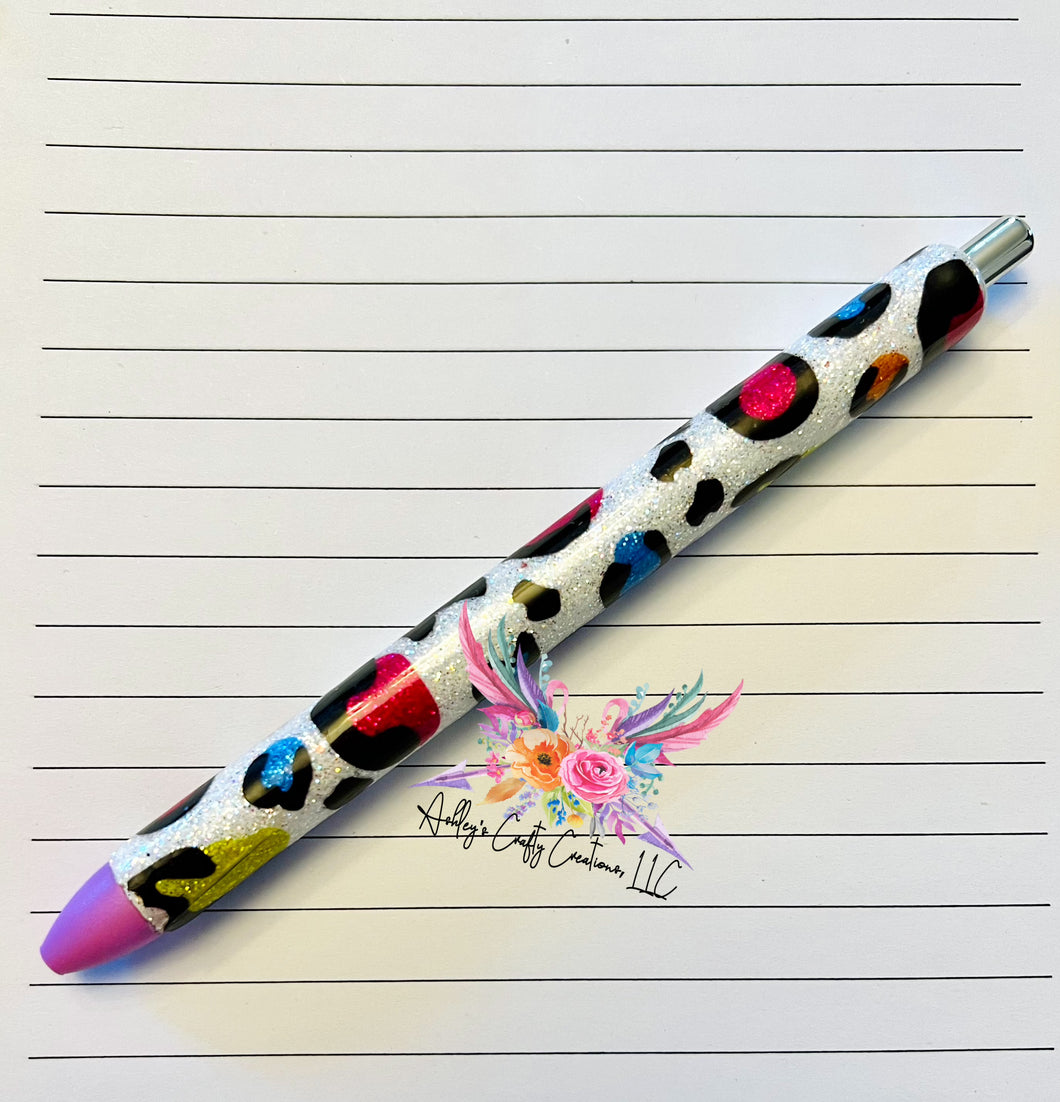 Rainbow Snow Leopard Pen