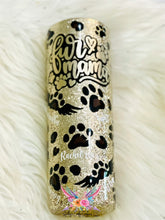 Load image into Gallery viewer, Leopard Pawprint Tumbler, Fur Mama Tumbler, Cheetah Pawprint Tumbler
