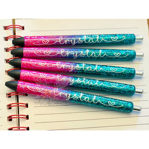 Ombre Glittered Pen