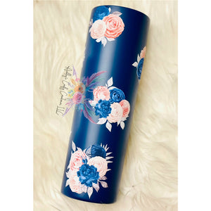 Be Still and Know Floral Tumbler