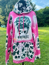 Load image into Gallery viewer, Mom Life Cow Print Hoodie
