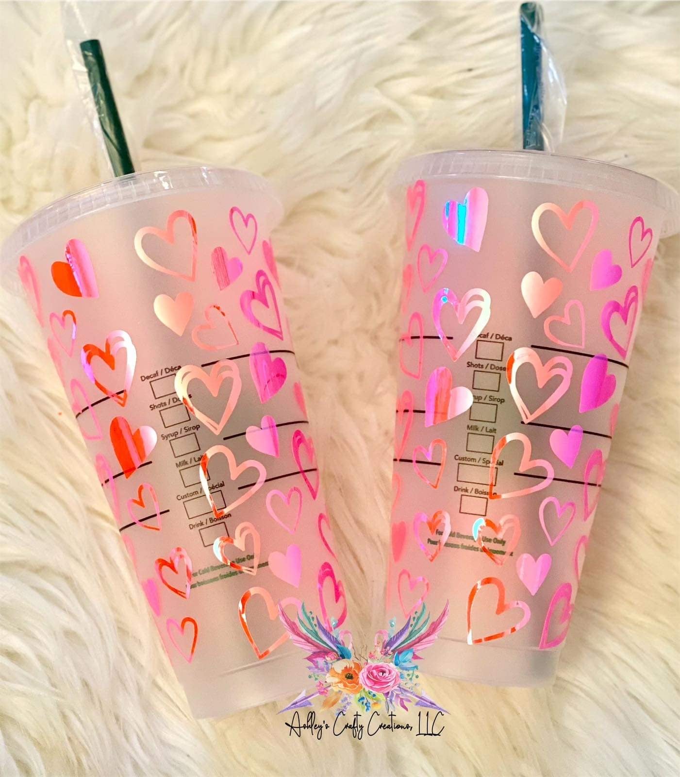 Valentines Day Cold Cups